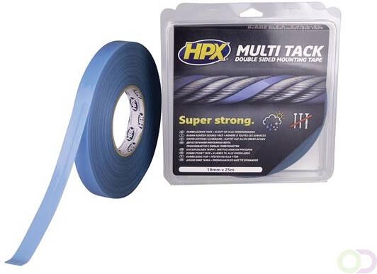 Velleman Dubbelzijdige multi-tack tape semi-transparant 19 mm x 25 m