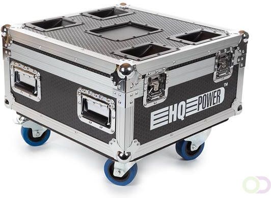 Velleman FLIGHTCASE MET 6 x HQLP10031 LED-VLOERSPOT MET ACCU