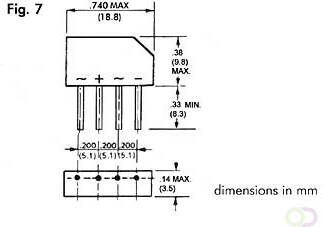 Velleman GELIJKRICHTER 250V-1.5A (B250C-2300-1500)