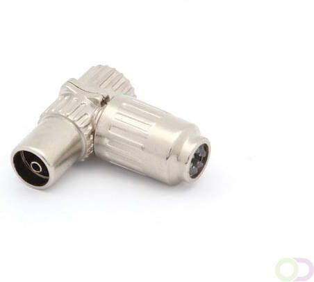 Velleman HAAKSE TV-PLUG 9.5mm 2.3mm VROUWELIJK METAAL