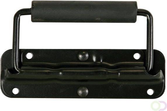 Velleman HANDVAT VOOR LUIDSPREKER MET VEER ZWART METAAL 140 x 40mm