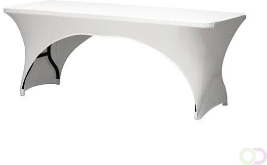 Velleman Hoes voor rechthoekige tafel boogvormig wit