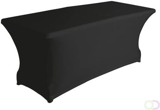 Velleman Hoes voor rechthoekige tafel stretch zwart