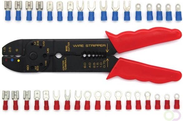 Velleman KRIMPTANG MET 80 KABELSCHOENEN