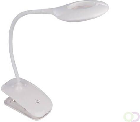 Velleman LED-BUREAULAMP OPLAADBAAR DIMBAAR 20 LEDs WIT