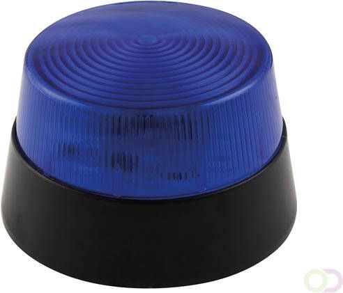 Velleman LED-KNIPPERLICHT BLAUW 12 VDC Ã¸ 77 mm