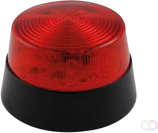 Velleman LED-KNIPPERLICHT ROOD 12 VDC Ã¸ 77 mm