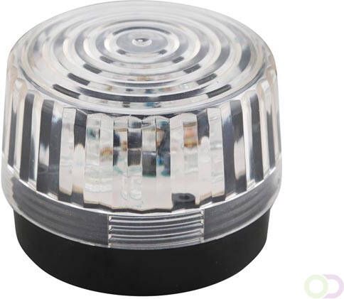 Velleman LED-KNIPPERLICHT TRANSPARANT 12 VDC Ã¸ 100 mm