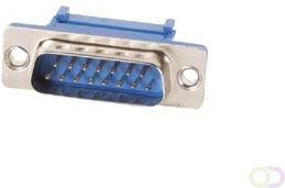 Velleman MANNELIJKE 15P SUB-D CONNECTOR VOOR PLATTE KABEL