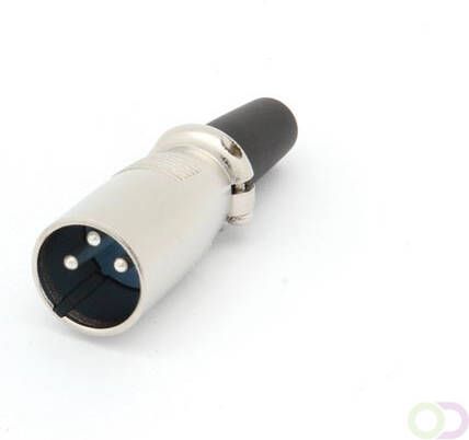 Velleman MANNELIJKE 3P XLR PLUG VERNIKKELD SHORT TYPE