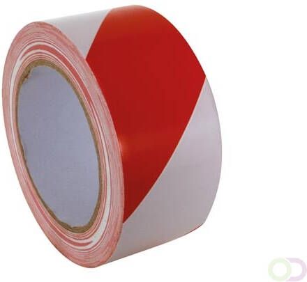 Velleman MARKEERTAPE 50 mm x 33 m ROOD WIT