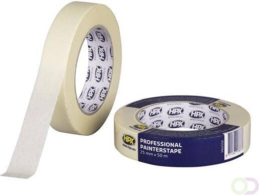 Velleman Masking tape 60Â°C crÃ¨mewit 25mm x 50m