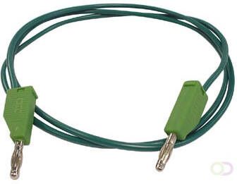 Velleman MEETSNOEREN (SPUITGEGOTEN BANAANPLUGGEN 4mm) GROEN