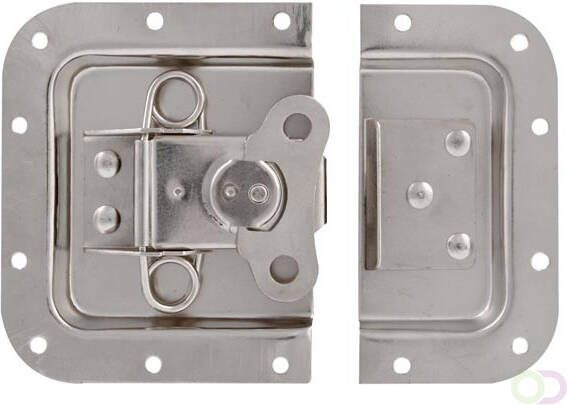 Velleman Vergrendeling voor flightcase 171 x 126 mm metaal wit