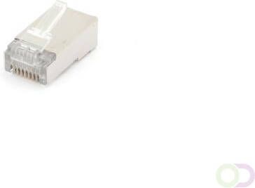 Velleman MODULAIRE PLUG RJ45 8P8C VOOR RONDE AFGESCHERMDE KABELS 10 st. IN BLISTER