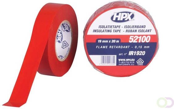 Velleman PVC isolatietape VDE rood 19mm x 20m