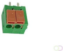 Velleman SCHROEFLOZE CONNECTOR 2 POLEN GROEN PITCH = 5mm