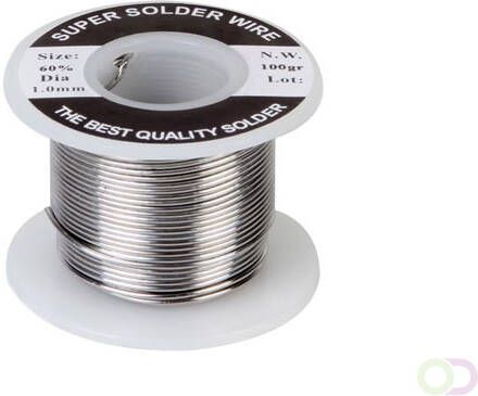 Velleman SOLDEER Sn 60% Pb 40% 1Â mm 100Â g