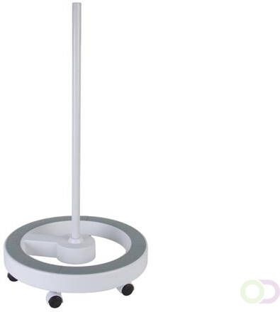 Tafelstandaard met wielen voor loeplamp geschikt voor VTLAMP en VTLLAMP serie metalen voet verrijdbaar stabiele werkplek ver