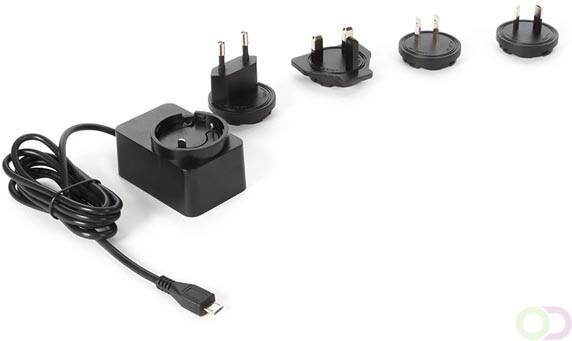 Velleman UNIVERSELE LADER MET MICRO-USB-AANSLUITING 5 V 2.5 A met 4 reisstekkers