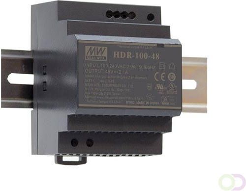 Velleman VOEDING 1 UITGANG 100 W DIN-RAILMONTAGE 24 V 4.2 A VOOR INDUSTRIEEL GEBRUIK