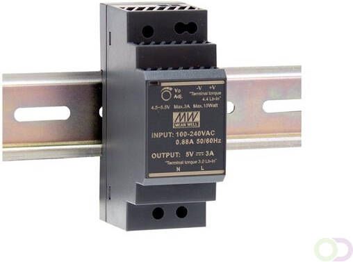 Velleman VOEDING 1 UITGANG 30 W DIN-RAILMONTAGE 12 V 2 A VOOR INDUSTRIEEL GEBRUIK