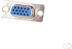 Velleman VROUWELIJKE 15P D-CONNECTOR HOGE DICHTHEID CHASSISMONTAGE