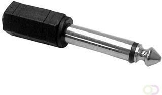 Velleman VROUWELIJKE 3.5mm MONO JACK NAAR MANNELIJKE 6.35mm MONO JACK