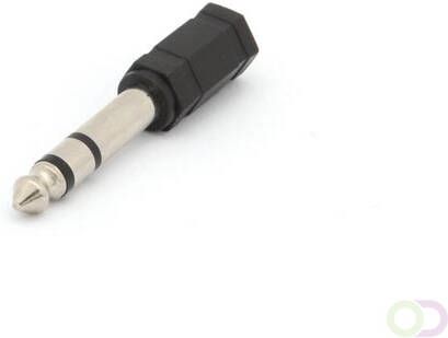 Velleman VROUWELIJKE 3.5mm STEREO JACK NAAR MANNELIJKE 6.35mm STEREO JACK