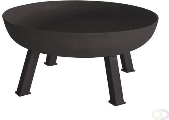 Velleman Vuurschaal met 3 stevige poten rond 41.5 x ÃË 100 cm gietzijzer zwart