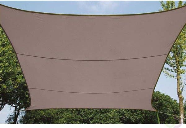 Velleman ZONNEZEIL VIERKANT 3.6 x 3.6 m KLEUR: TAUPE