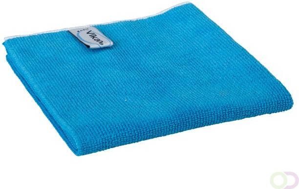 Vikan Microvezeldoek Basic 32x32cm blauw