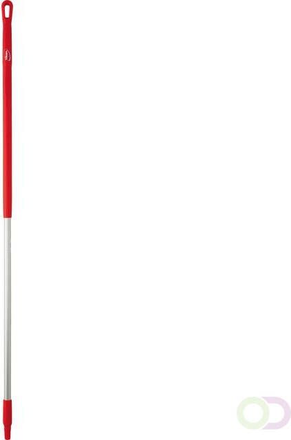 Vikan Steel ergonomic 150cm 31mm rood aluminium