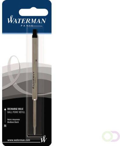 Waterman Balpenvulling medium zwart blister Ã  1 stuk