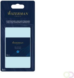 Waterman Inktpatroon internationaal Florida blauw blister Ã  8 stuks