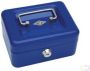Wedo geldkoffer ft 12 5 x 11 5 x 8 cm blauw - Thumbnail 2