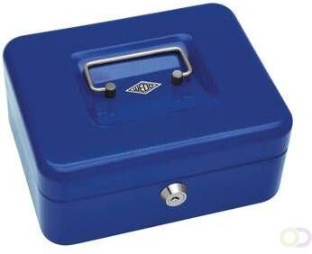 Wedo geldkoffer ft 20 x 16 x 9 cm blauw