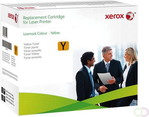 Xerox Compatible Tonercartridge Xerox 006R03526 Lexmark C540H2YG geel