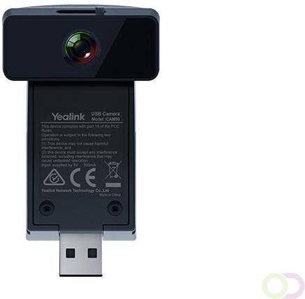 Yealink CAM50 camera voor videoconferentie 2 MP Zwart 1280 x 720 Pixels 30 fps (CAM50)