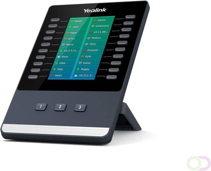 Yealink EXP50 IP add-on module Zwart Grijs 23 knoppen (1300033)