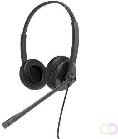 Yealink YHS34 DUAL hoofdtelefoon headset Bedraad Hoofdband Kantoor callcenter Zwart (YHS34 DUAL)