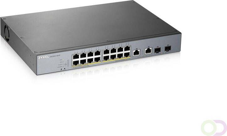 ZyXEL GS1350-18HP-EU0101F netwerk-switch Managed L2 Gigabit Ethernet (10 100 1000) Power over Ethernet (PoE) Grijs (GS1350-18HP