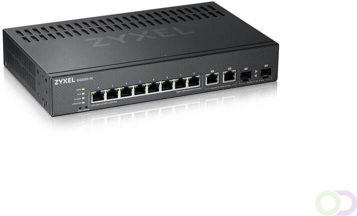 ZyXEL GS2220-10-EU0101F netwerk-switch Managed L2 Gigabit Ethernet (10 100 1000) Zwart (GS2220-10-EU0101F)