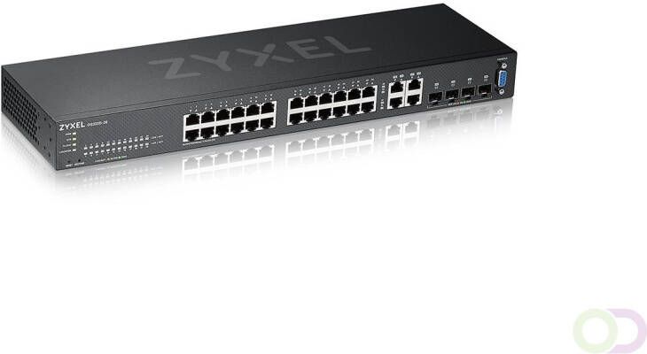 ZyXEL GS2220-28-EU0101F netwerk-switch Managed L2 Gigabit Ethernet (10 100 1000) Zwart (GS2220-28-EU0101F)