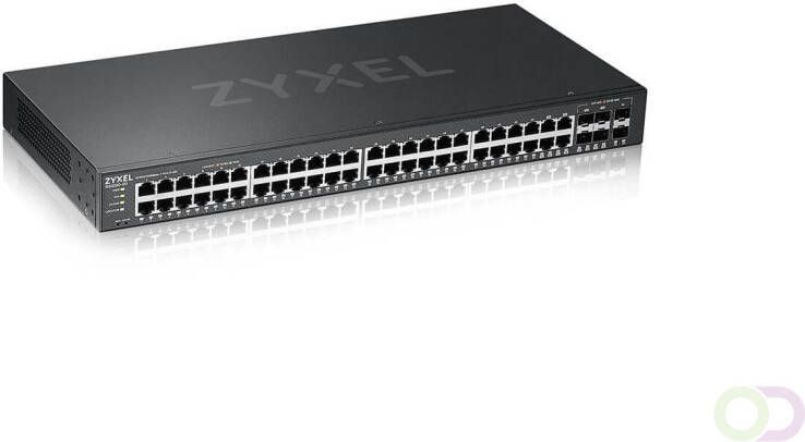ZyXEL GS2220-50-EU0101F netwerk-switch Managed L2 Gigabit Ethernet (10 100 1000) Zwart (GS2220-50-EU0101F)