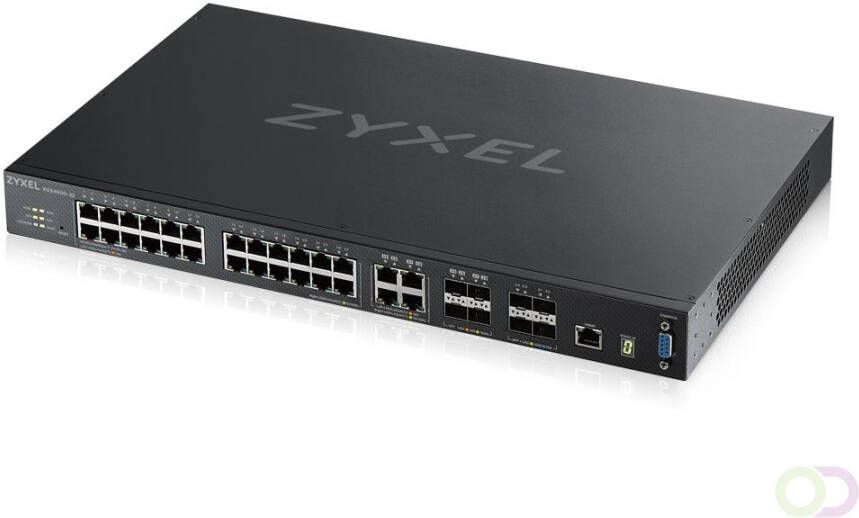 ZyXEL XGS4600-32 Managed L3 Gigabit Ethernet (10 100 1000) Zwart (XGS4600-32-ZZ0102F)