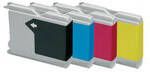 Brother Huismerk LC-1000 LC-970 XL Inktcartridges Multipack (zwart + 3 kleuren)