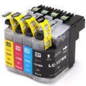 Brother Huismerk LC-125 LC-127 XL Inktcartridges Multipack (zwart + 3 kleuren)