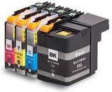 Brother Huismerk LC-12E Inktcartridges Multipack (zwart + 3 kleuren)