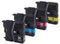 Brother Huismerk LC-985 XL Inktcartridges Multipack (zwart + 3 kleuren)
